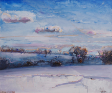 Landscape 60 73 oil on canvas
